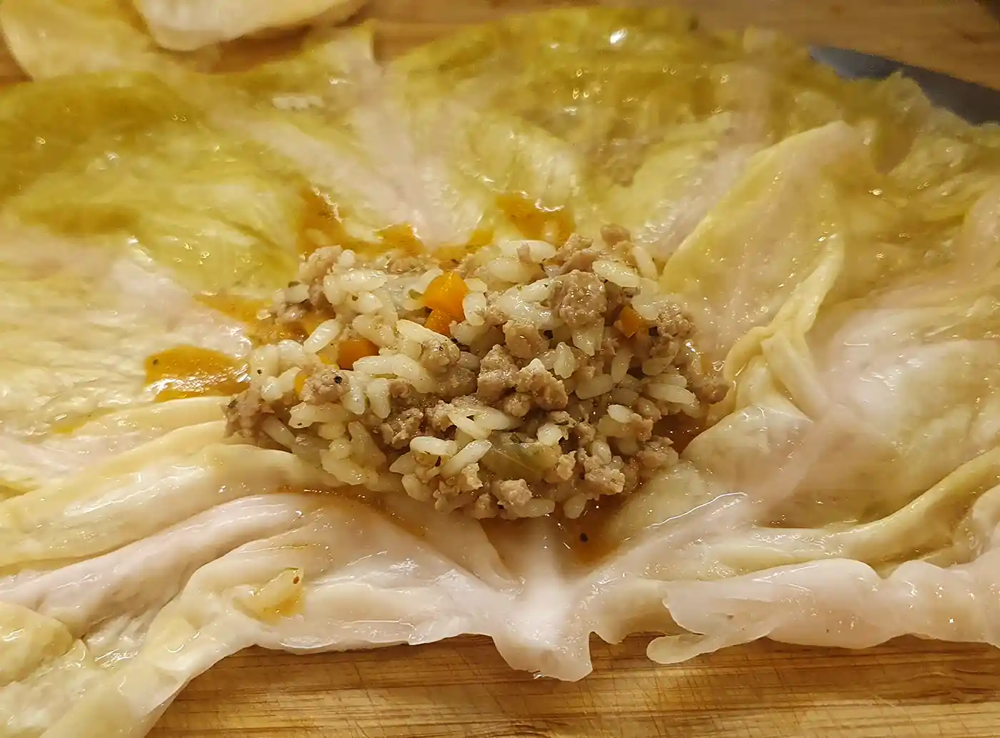 Cabbage Rolls With Sauerkraut