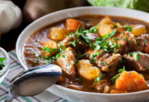 Pork and Potato Stew Recipe This Pork and Potato Stew Recipe is extremely suitable for the winter months. Serious protein that we need in the cold weather and a wonderful carb