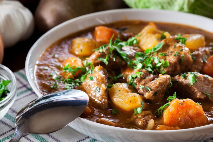 This Pork and Potato Stew Recipe is extremely suitable for the winter months. Serious protein that we need in the cold weather and a wonderful carb