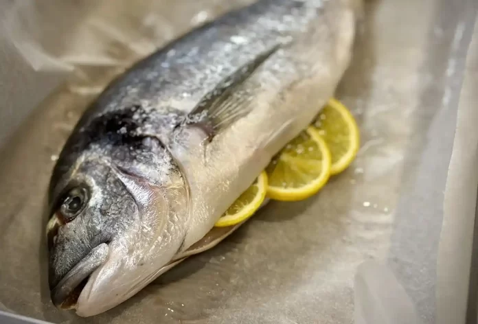 baked sea bream